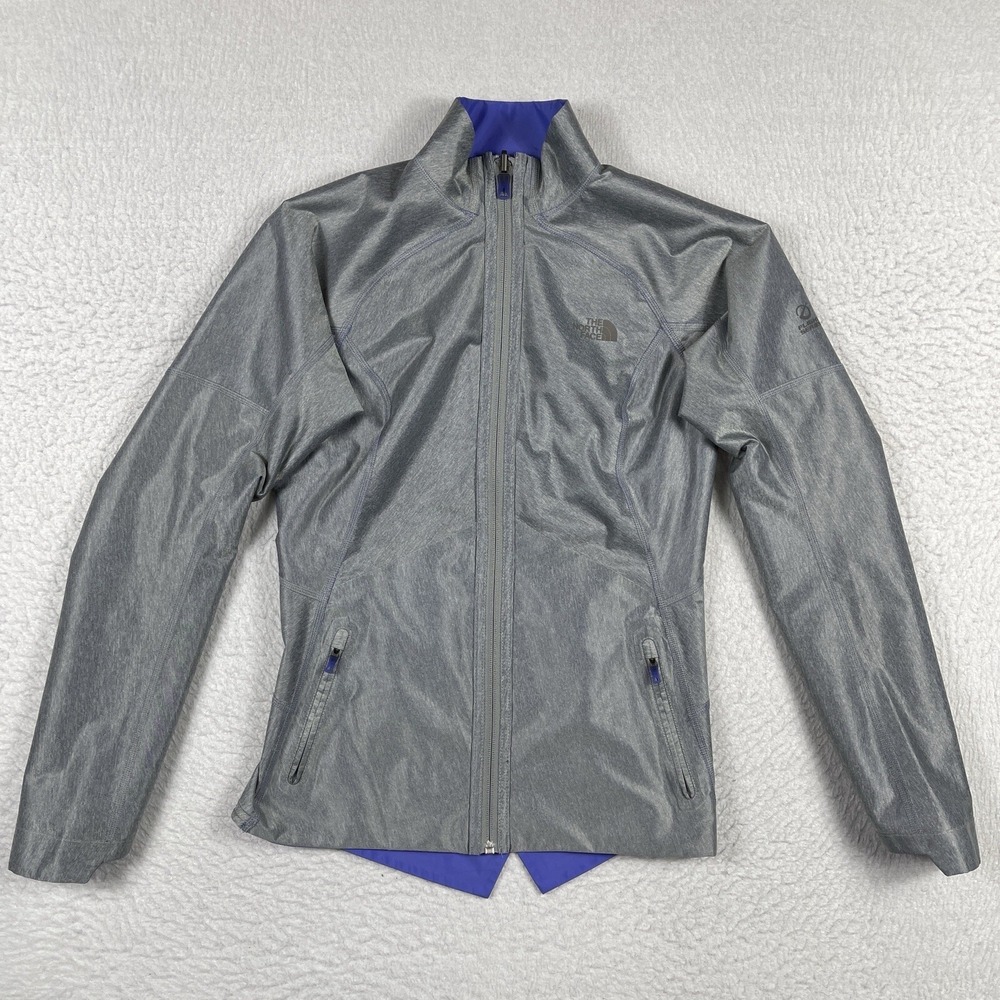 The North Face Jacket Womens Small Purple Gray Illuminated Reversible Flight